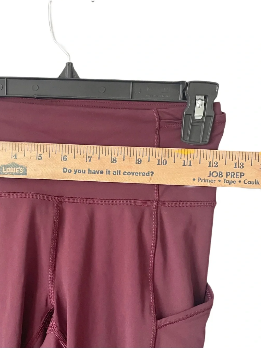 Lululemon Fast and Free Cassis Burgundy Leggings II 25